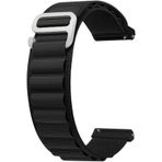 Forzacase FC156 Siyah 22 mm Universal Kancalı Kumaş Akıllı Saat Kayış Kordon