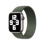 Forzacase FC401 Yeşil iOS Uyumlu Watch Ultra 2 49 mm Hasır Örgü Solo Loop Kordon Kayış