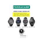Forzacase FC536 Pembe Samsung Galaxy Gear S3/Classic/Frontier Uyumlu Tokalı Silikon Kordon Kayış