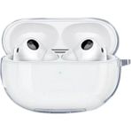 Forzacase Huawei FreeBuds Pro 5 ile uyumlu Şeffaf Anahtar Askılıklı Bluetooth Kulaklık Kılıfı - FC927
