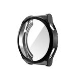Forzacase Huawei Watch 4 Pro ile uyumlu Önü Kapalı Ekran Korumalı Silikon Kılıf - FC010 (Siyah)