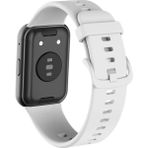 Forzacase Huawei Watch Fit 1 için FC149 Beyaz Silikon Kordon