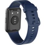 Forzacase Huawei Watch Fit 1 için FC149 Lacivert Silikon Kordon