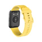 Forzacase Huawei Watch Fit 1 için FC149 Sarı Silikon Kordon