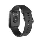 Forzacase Huawei Watch Fit 1 için FC149 Siyah Silikon Kordon