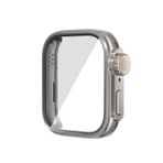 Forzacase Huawei Watch Fit 3 uyumlu Apple Watch Ultra 49mm Dönüştürücü Ekran Koruyuculu Kasa FC1144 (Gümüş)