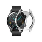 Forzacase Huawei Watch Gt 2 46mm İle Uyumlu Önü Kapalı Ekran Korumalı Silikon Kılıf - Fc010 Gümüş