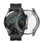 Forzacase Huawei Watch Gt 2 46mm İle Uyumlu Önü Kapalı Ekran Korumalı Silikon Kılıf - Fc010 Siyah