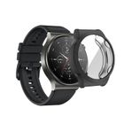 Forzacase Huawei Watch Gt 2 Pro 46mm İle Uyumlu Önü Kapalı Ekran Korumalı Silikon Kılıf - Fc010 Siyah