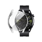 Forzacase Huawei Watch Gt 3 46mm İle Uyumlu Önü Kapalı Ekran Korumalı Silikon Kılıf - Fc010 Gümüş