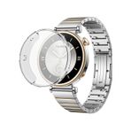 Forzacase Huawei Watch GT 4 41mm ile uyumlu Önü Kapalı Ekran Korumalı Silikon Kılıf - FC010