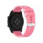 Forzacase Huawei Watch GT Sport-Active-Classic FC369 Pembe Tokalı Çizgi Desen Silikon Kordon