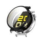 Forzacase Huawei Watch GT5 41mm ile uyumlu Önü Kapalı Ekran Korumalı Silikon Kılıf - FC010 (Siyah)