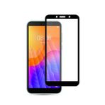 Forzacase Huawei Y5p ile uyumlu Çerçeveli Tam Kaplayan Temperli Ekran Koruyucu - FC003