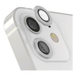 Forzacase iPhone 11 ile uyumlu Kamera Camı Lens Koruyucu Halka Seti - FC381 (Gümüş)