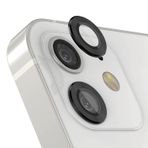 Forzacase iPhone 11 ile uyumlu Kamera Camı Lens Koruyucu Halka Seti - FC381 (Siyah)