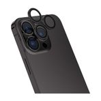 Forzacase iPhone 11 Pro ile uyumlu Kamera Camı Lens Koruyucu Halka Seti - FC381 (Siyah)