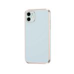 Forzacase iPhone 11 uyumlu Luxury Serisi Altın Çerçeveli Silikon Kılıf