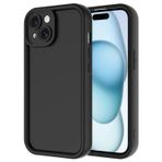 Forzacase iPhone 13 uyumlu Flex Serisi Kamera Korumalı Darbeye Dayanıklı Silikon Kılıf (Siyah)