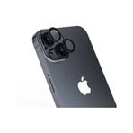 Forzacase İphone 15 İle Uyumlu Parmak İzi Bırakmayan Anti-reflective Kamera Lens Koruyucu - Fc438 Siyah
