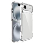 Forzacase iPhone 17 Air ile uyumlu Gladia Serisi Kamera Köşe Korumalı Sert Plastik Şeffaf Kılıf
