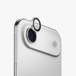Forzacase iPhone 17 Air ile uyumlu Kamera Camı Lens Koruyucu Halka Seti - FC381 (Gümüş)