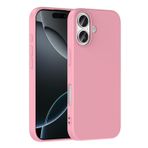 Forzacase iPhone 17 ile uyumlu Liquid Serisi İçi Kadife Lansman Silikon Kılıf (Pembe)
