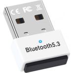 Forzacase Mini V5.3 USB Bluetooth Dongle 5.3 Bluetooth Adaptör - FC827 - Siyah
