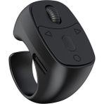 Forzacase Mouse Tasarım Bluetooth Uzaktan Yüzük Kumanda Sayfa Çevirici Video Selfie Kumandası FC1160 (Siyah)