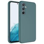 Forzacase Samsung Galaxy A54 Liquid Serisi İçi Kadife Lansman Silikon Kırmızı Cep Telefonu Kılıfı