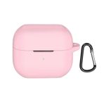 Forzacase Samsung Galaxy Buds 3 / 3 Pro ile Uyumlu Anahtar Askılıklı Bluetooth Kulaklık Kılıfı - FC1123 - Pembe