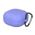 Forzacase Samsung Galaxy Buds Fe ile Uyumlu Anahtar Askılıklı Bluetooth Kulaklık Kılıfı - FC1107 - Lila