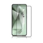 Forzacase Samsung Galaxy S24 Fe Uyumlu Çerçeveli Tam Kaplayan Temperli Ekran Koruyucu - Fc003