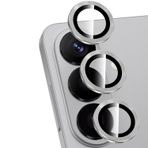Forzacase Samsung Galaxy S26 ile uyumlu Kamera Camı Lens Koruyucu Halka Seti - FC381 (Gümüş)