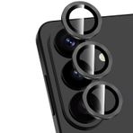 Forzacase Samsung Galaxy S26 Plus ile uyumlu Kamera Camı Lens Koruyucu Halka Seti - FC381 (Siyah)