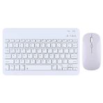 Forzacase Samsung Galaxy Tab S10 Ultra SM-X920 uyumlu Bluetooth Kablosuz Klavye Mouse Set - FC760 (Beyaz)