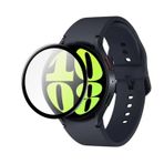 Forzacase Samsung Galaxy Watch 6 40mm için Çerçeveli Tam Kaplayan 3D Pet Ekran Koruyucu Film - FC016