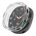 Forzacase Samsung Galaxy Watch 8 40mm ile uyumlu Önü Kapalı Ekran Korumalı Silikon Kılıf - FC010 (Şeffaf)