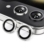 Forzacase Samsung Galaxy Z Flip 6 ile uyumlu Kamera Camı Lens Koruyucu Halka Seti - FC381 (Gümüş)