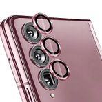 Forzacase Samsung Galaxy Z Fold 6 ile uyumlu Kamera Camı Lens Koruyucu Halka Seti - FC381 (Pembe)