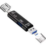 Forzacase USB 3.0 Type C Micro USB Kart Okuyucu 3in1 USB Otg Sd - FC801