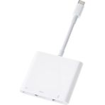 Forzacase USB 3.1 Type C To HDMI USB 3.0 Çevirici Dönüştürücü Adaptör Kablosu - FC444 - Beyaz