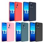Forzacase Xiaomi Mi 13 Lite ile uyumlu Liquid Serisi İçi Kadife Lansman Silikon Kılıf (Siyah)