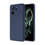 Forzacase Xiaomi Mi 13T Pro ile uyumlu Liquid Serisi İçi Kadife Lansman Silikon Kılıf (Lacivert)