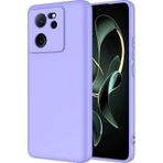 Forzacase Xiaomi Mi 13T Pro ile uyumlu Liquid Serisi İçi Kadife Lansman Silikon Kılıf (Lila)