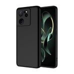 Forzacase Xiaomi Mi 13T Pro ile uyumlu Liquid Serisi İçi Kadife Lansman Silikon Kılıf (Siyah)