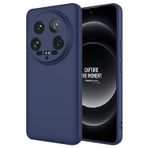 Forzacase Xiaomi Mi 14 Ultra ile uyumlu Liquid Serisi İçi Kadife Lansman Silikon Kılıf (Lacivert)