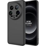 Forzacase Xiaomi Mi 14 Ultra ile uyumlu Liquid Serisi İçi Kadife Lansman Silikon Kılıf (Siyah)