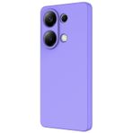 Forzacase Xiaomi Poco M6 Pro 4G ile uyumlu Liquid Serisi İçi Kadife Lansman Silikon Kılıf (Lila)