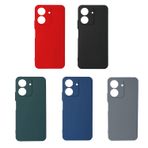 Forzacase Xiaomi Redmi 13c uyumlu Maxim Serisi Mat Silikon Kılıf (Siyah)